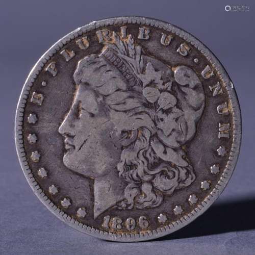 1886 USA ONE DOLLAR SILVER COIN