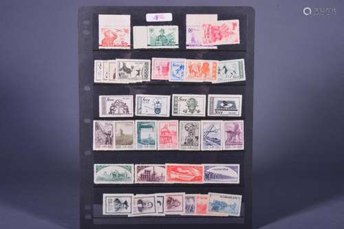 A SET OF CHINA POSTAL STAMPS