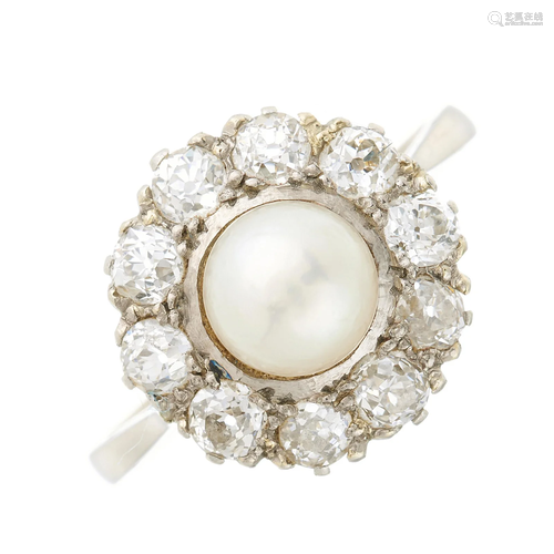 An early 20th century 18ct gold, pearl a