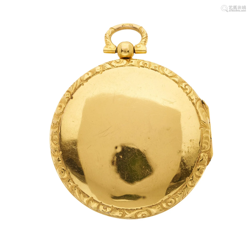 An early 20th century 9ct gold locket pe