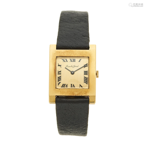 Bueche-Girod, a 1960s 18ct gold wrist wa