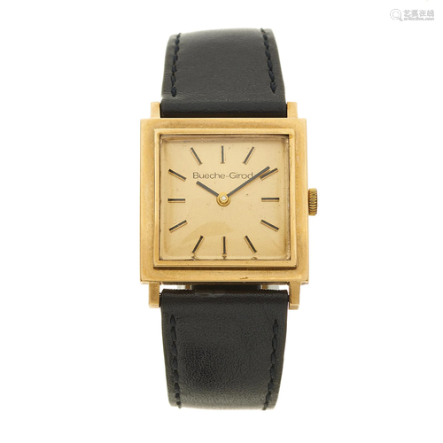 Bueche-Girod, a 1970s 9ct gold wrist wat