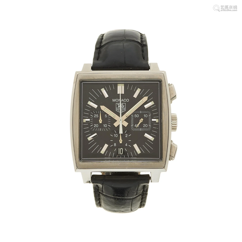 Tag Heuer, a stainless steel Monaco chro