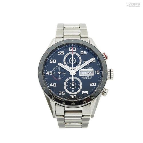 Tag Heuer, a stainless steel Carrera chr