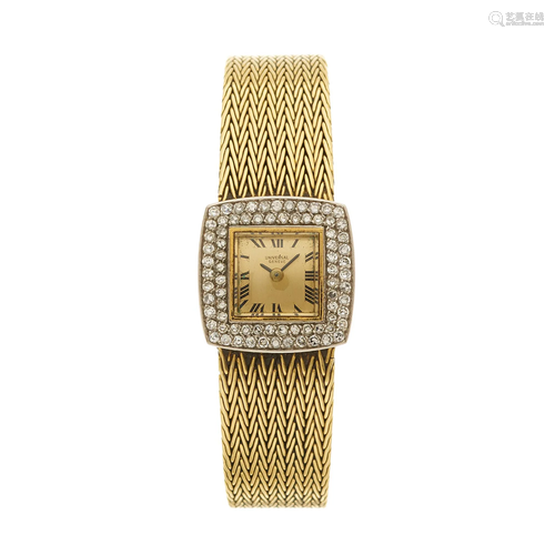 Universal Geneve, an 18ct gold diamond c