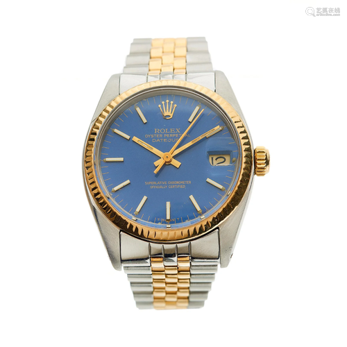 Rolex, a stainless steel and 18ct gold O