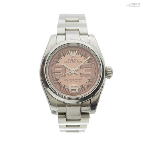 Rolex, a stainless steel Oyster Perpetua