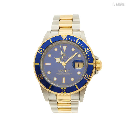 Rolex, a stainless steel and 18ct gold O