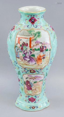 Chinese Canton Enamel Porcelain Vase