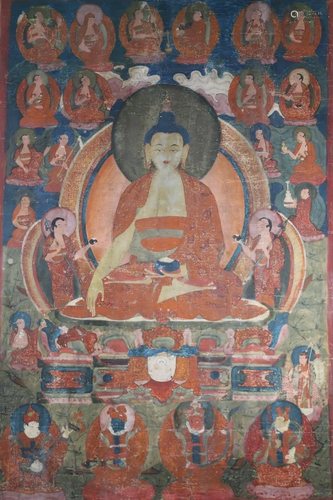 THANGKA DEPICTING BUDDHA