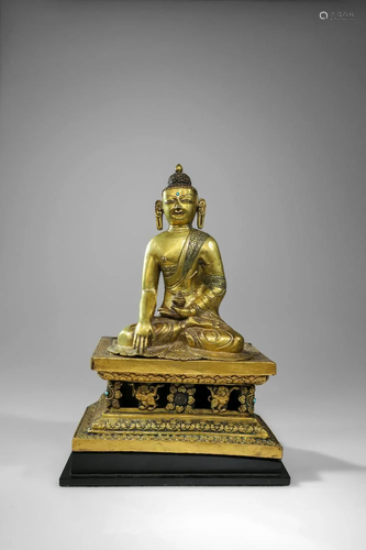 LARGE BUDDHA ON THRONE