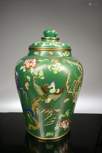 GREEN VASE