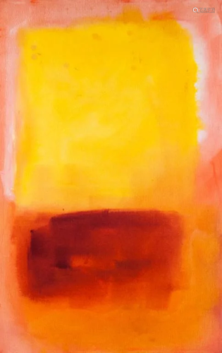 American Oil on Canvas Signed MARK ROTHKO