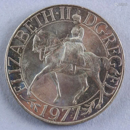 Elizabeth II 1977 25 Pence Silver Jubilee