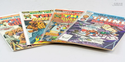 4 Marvel Comic Books Two-In-One: The Thing 1974-83
