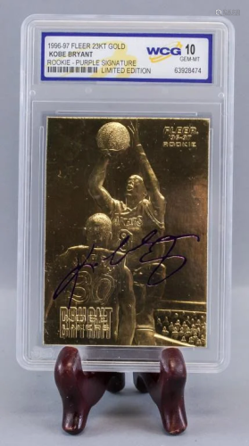 1996-97 Fleer 23kt Gold Kobe Bryant