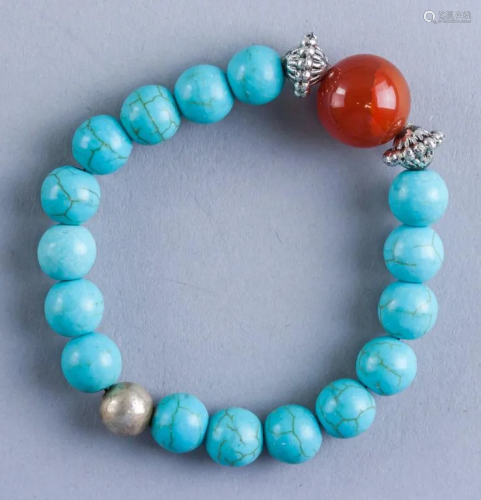 Bracelet Turquoise with Agate