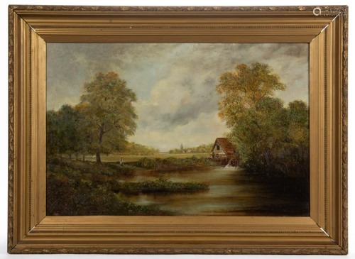 AMERICAN OR BRITISH SCHOOL (19TH CENTURY) LANDSCAPE PAINTING