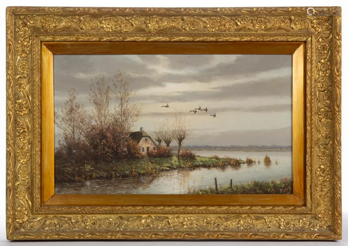 AMERICAN OR BRITISH SCHOOL (19TH CENTURY) LANDSCAPE PAINTING