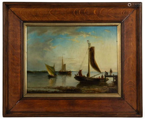 AMERICAN OR EUROPEAN SCHOOL (19TH CENTURY) NAUTICAL SCENE