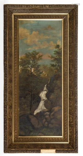 AMERICAN SCHOOL (LATE 19TH CENTURY) LANDSCAPE PAINTING