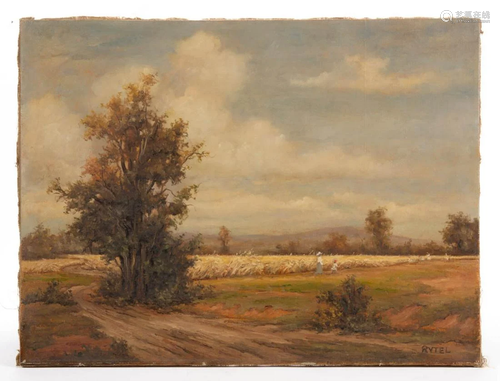 EUROPEAN SCHOOL (20TH CENTURY) LANDSCAPE PAINTING