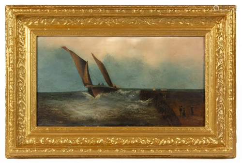 AMERICAN SCHOOL (19TH CENTURY) NAUTICAL SCENE