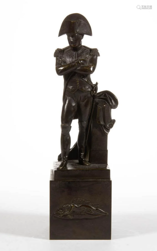 FRENCH BRONZE FIGURE OF NAPOLEON BONAPARTE