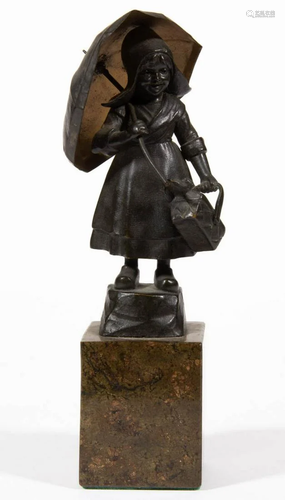 AFTER HANS KECK (GERMAN, 1875-1941) BRONZE FIGURE