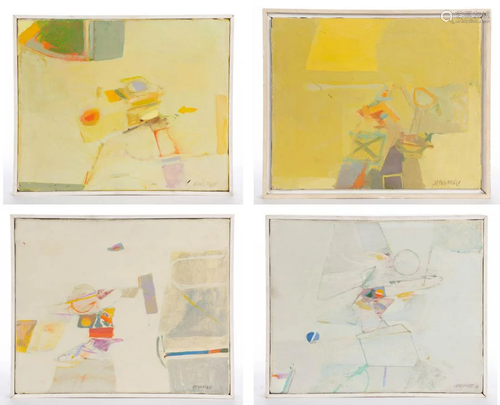 ALFONSO FRAILE (SPANISH, 1930-1988) ABSTRACT PAINTINGS, LOT ...