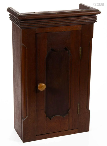 AMERICAN WALNUT DIMINUTIVE HANGING CABINET