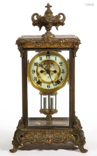 ANSONIA "MARQUIS" CRYSTAL REGULATOR CLOCK