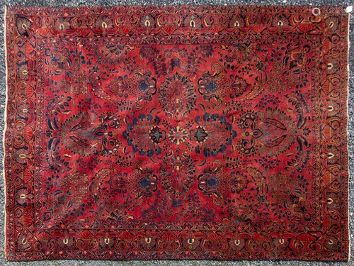 ANTIQUE PERSIAN ORIENTAL ROOM-SIZE RUG / CARPET