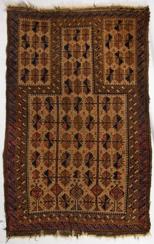 ANTIQUE CAUCASIAN PRAYER RUG