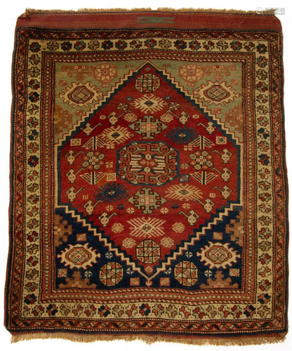 ANTIQUE CAUCASIAN RUG