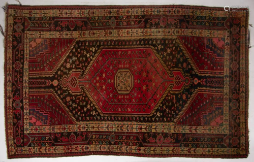 SEMI-ANTIQUE PERSIAN HAMADAN RUNNER / RUG