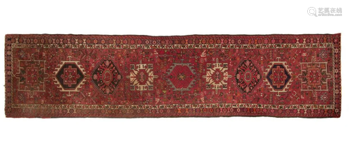 SEMI-ANTIQUE PERSIAN ORIENTAL RUG / RUNNER