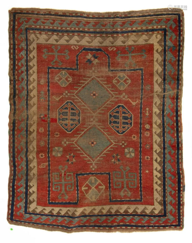 ANTIQUE CAUCASIAN RUG