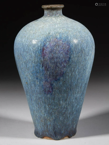 CHINESE JUN YAO STONEWARE VASE