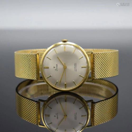 STOWA 14k yellow gold gents wristwatch