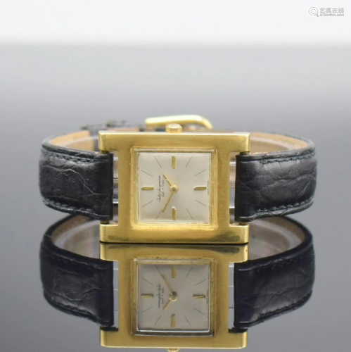 JULES JUERGENSEN 18k yellow gold wristwatch