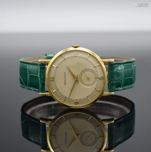 Jaeger-LeCoultre elegant 18k gold gents wristwatch