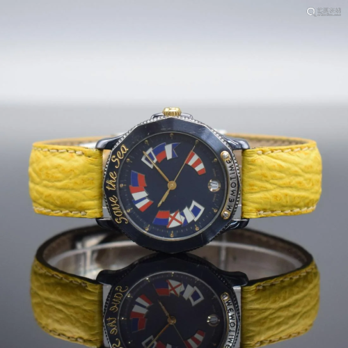 MEMOTIME Save the Sea wristwatch in Corum design