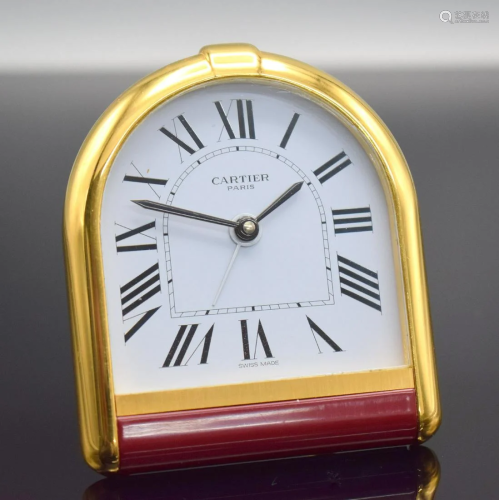 CARTIER Paris table alarm clock