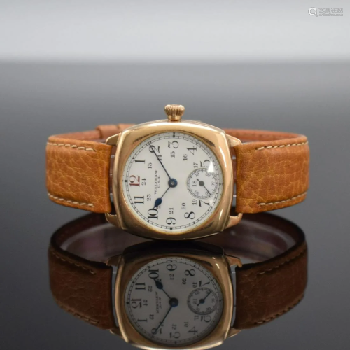 WALTHAM early 9k pink gold wristwatch