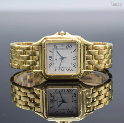 CARTIER Panthere 18k yellow gold wristwatch