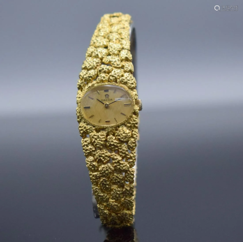 OMEGA Rocaille D Or fine and unusual 18k yellow gold