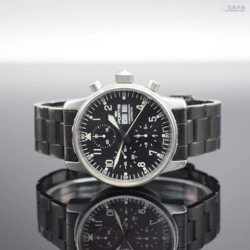 FORTIS aviation chronograph in steel