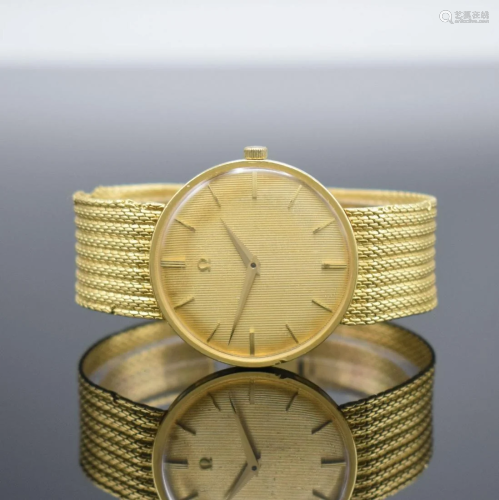 OMEGA 18k yellow gold gents wristwatch