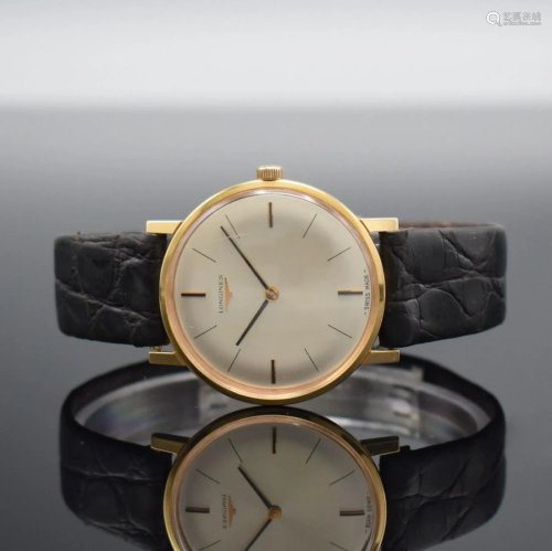 LONGINES 18kpink gold gents wristwatch